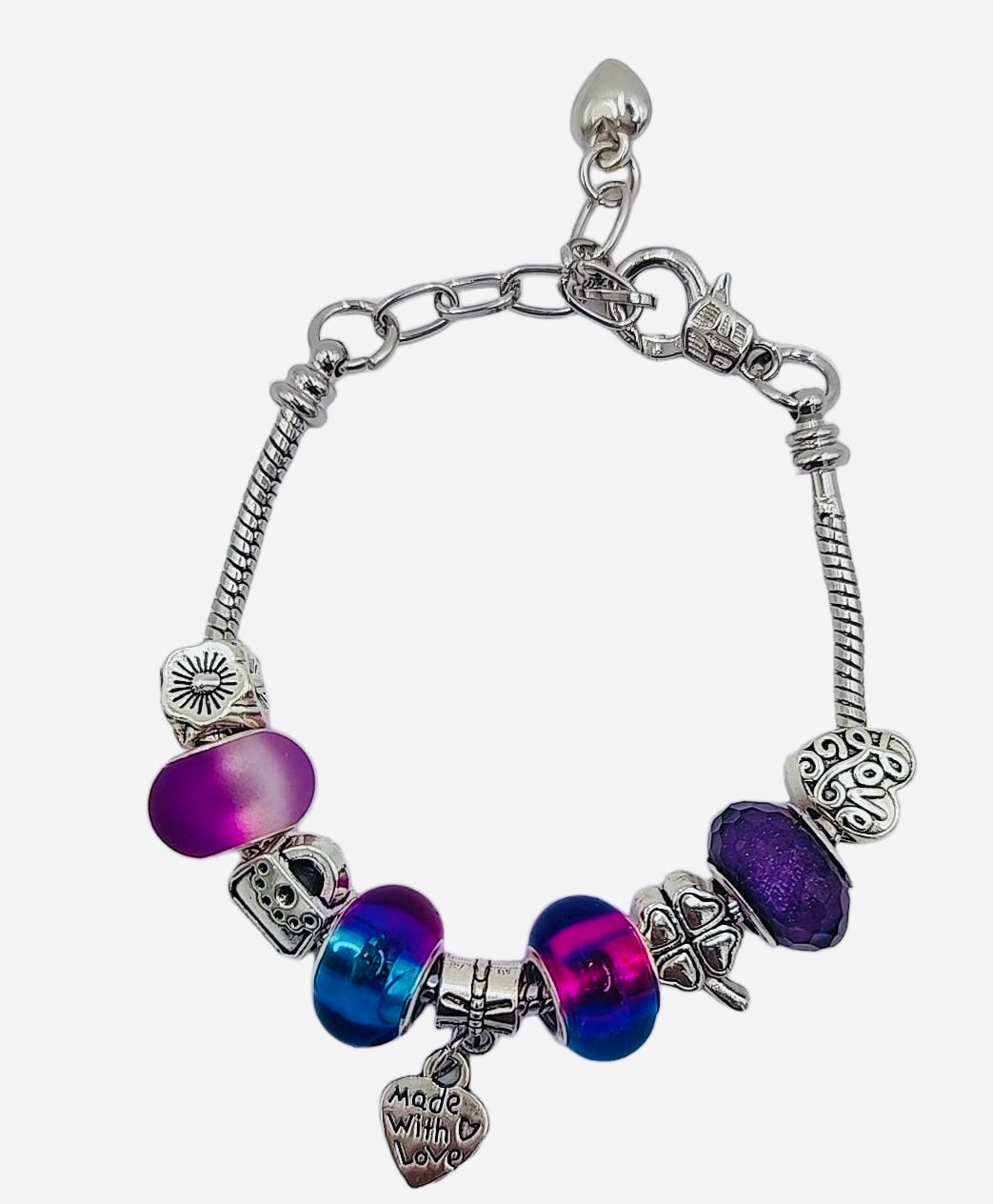 Sparkly Crystal Charm Bracelets