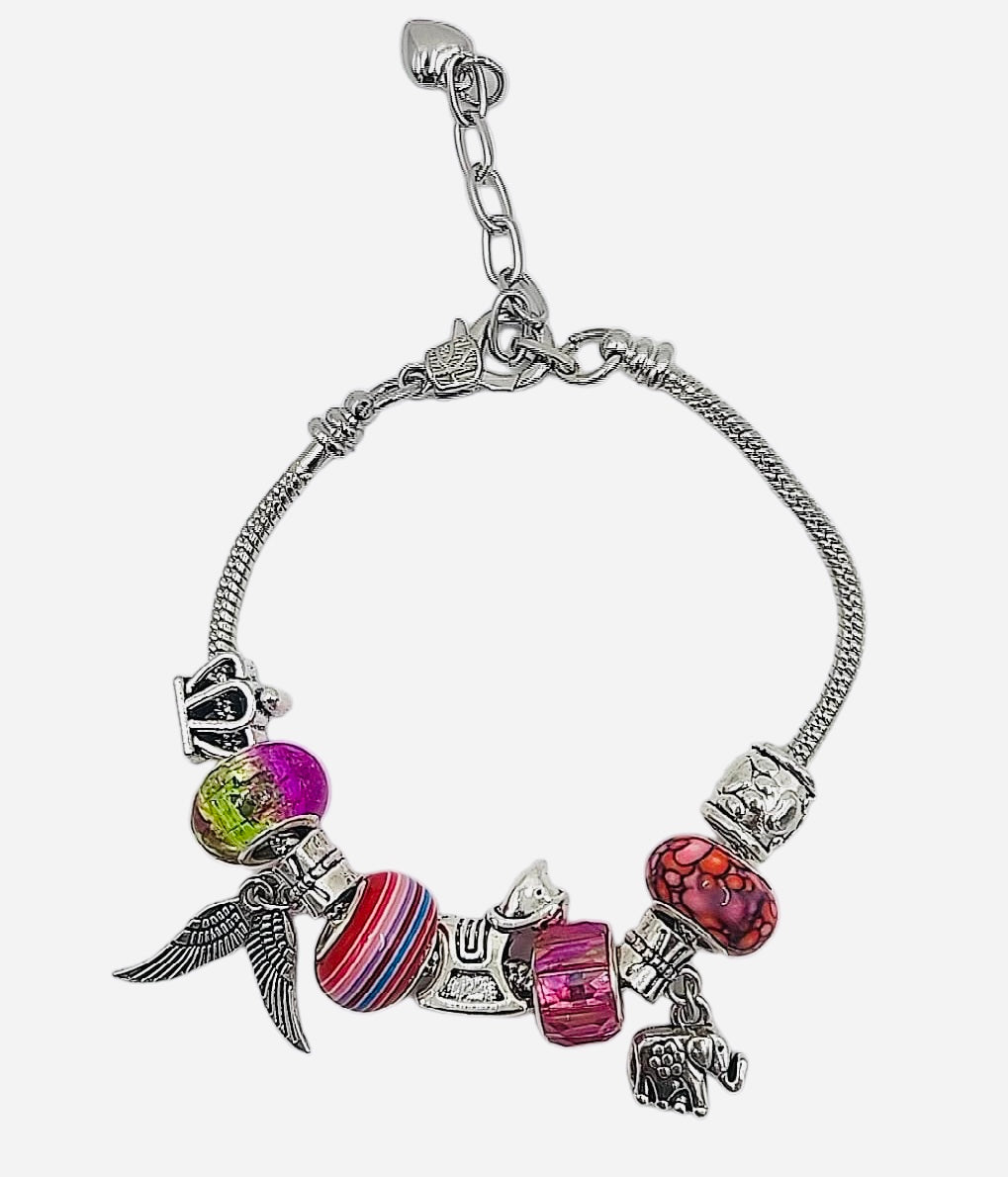 Sparkly Crystal Charm Bracelets